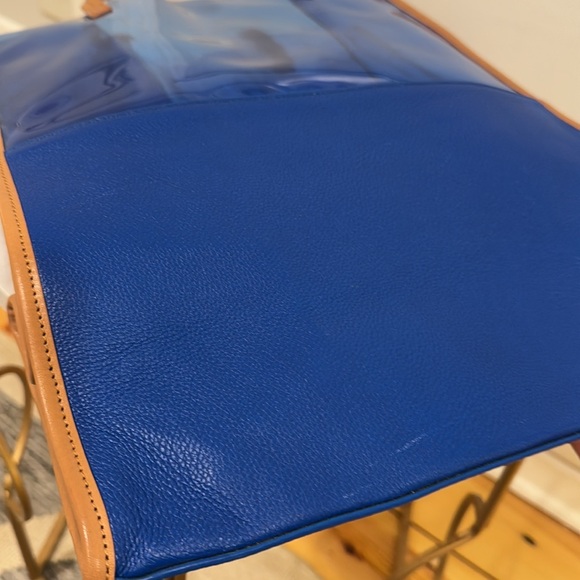 Tory Burch Bag Transparent & Leather Tote Wristlet Set - Picture 14 of 17